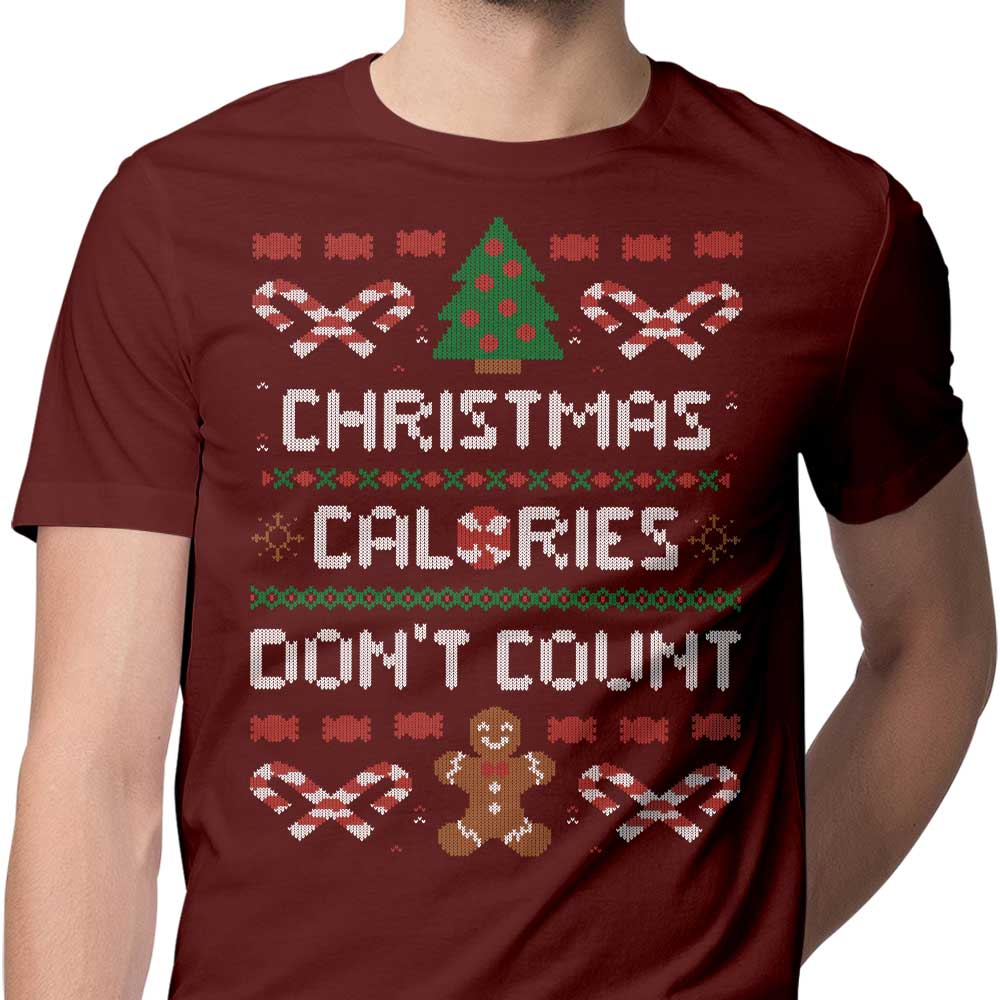 Christmas Calories Don't Count - Men's Apparel