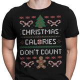 Christmas Calories Don't Count - Men's Apparel