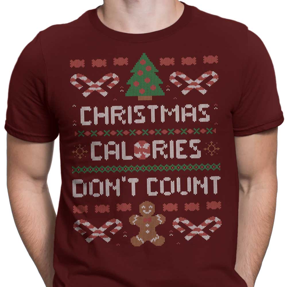 Christmas Calories Don't Count - Men's Apparel