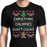 Christmas Calories Don't Count - Men's Apparel
