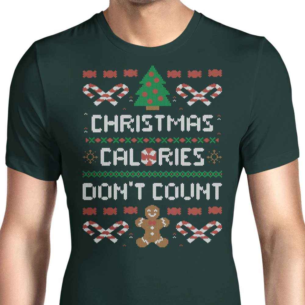 Christmas Calories Don't Count - Men's Apparel