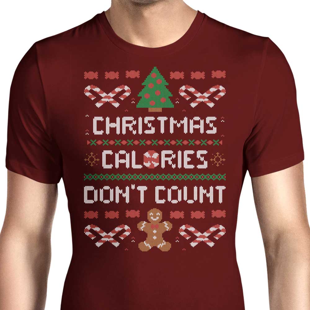 Christmas Calories Don't Count - Men's Apparel
