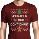 Christmas Calories Don't Count - Men's Apparel