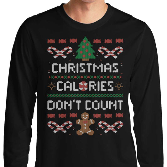 Christmas Calories Don't Count - Long Sleeve T-Shirt