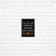 Christmas Calories Don't Count - Posters & Prints