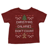 Christmas Calories Don't Count - Youth Apparel