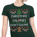 Christmas Calories Don't Count - Women's Apparel