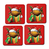 Christmas Chicken Pig - Coasters
