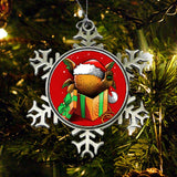 Christmas Chicken Pig - Ornament