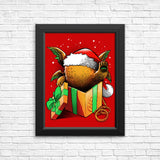 Christmas Chicken Pig - Posters & Prints
