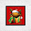 Christmas Chicken Pig - Posters & Prints