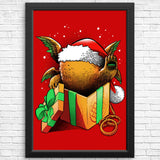 Christmas Chicken Pig - Posters & Prints