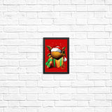 Christmas Chicken Pig - Posters & Prints
