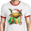 Christmas Chicken Pig - Ringer T-Shirt