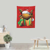 Christmas Chicken Pig - Wall Tapestry
