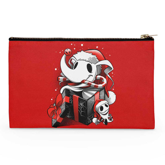 Christmas Ghost Dog - Accessory Pouch
