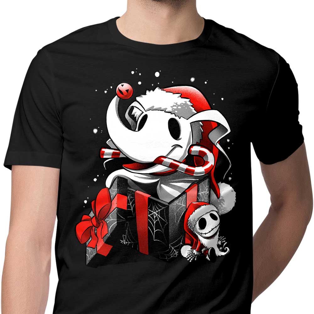 Christmas Ghost Dog - Men's Apparel