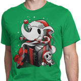 Christmas Ghost Dog - Men's Apparel