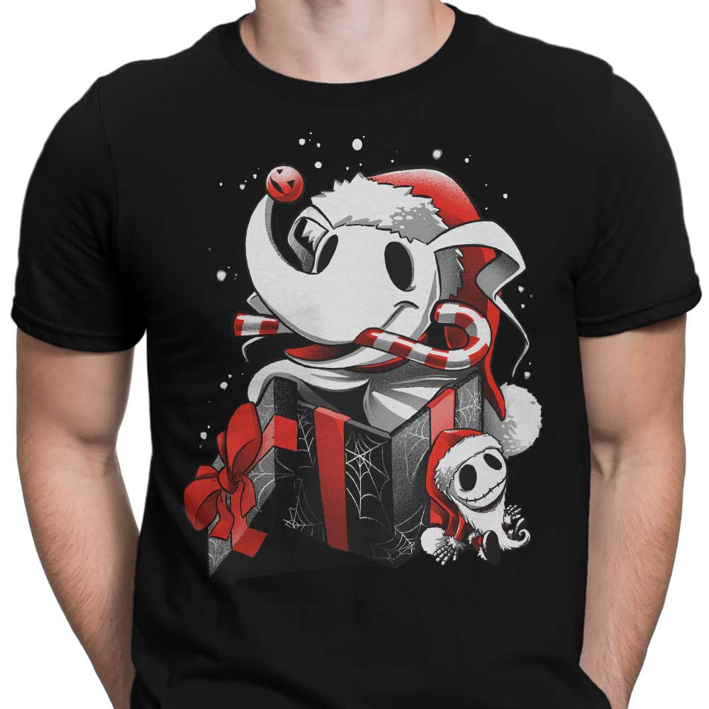 Christmas Ghost Dog - Men's Apparel
