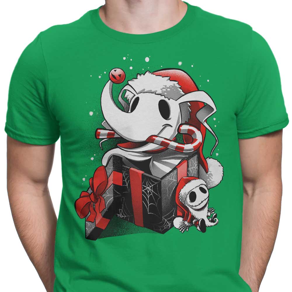 Christmas Ghost Dog - Men's Apparel