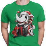 Christmas Ghost Dog - Men's Apparel