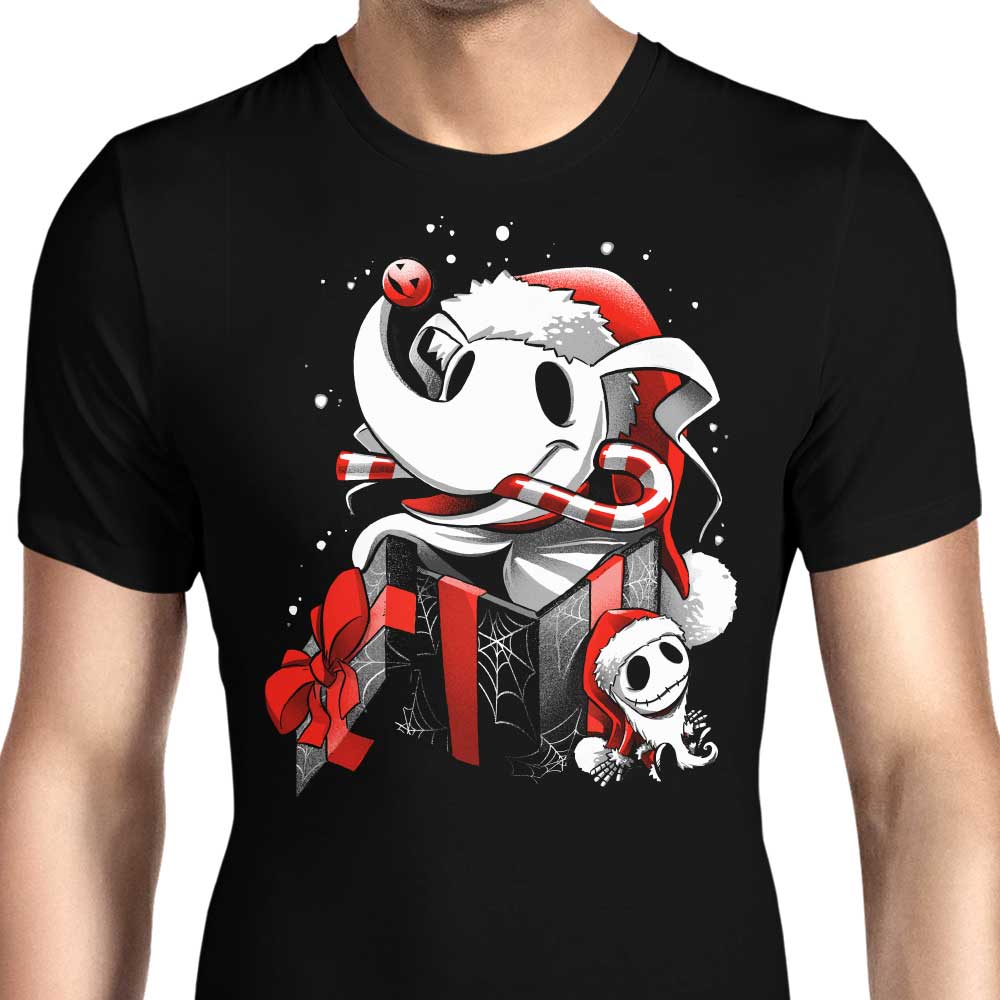 Christmas Ghost Dog - Men's Apparel