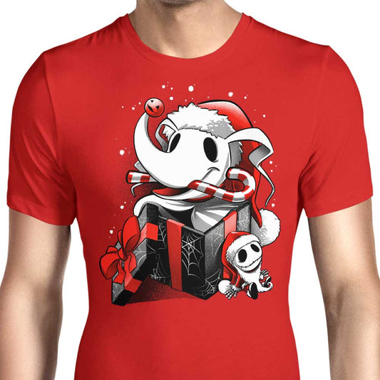 Christmas Ghost Dog - Men's Apparel