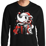 Christmas Ghost Dog - Long Sleeve T-Shirt