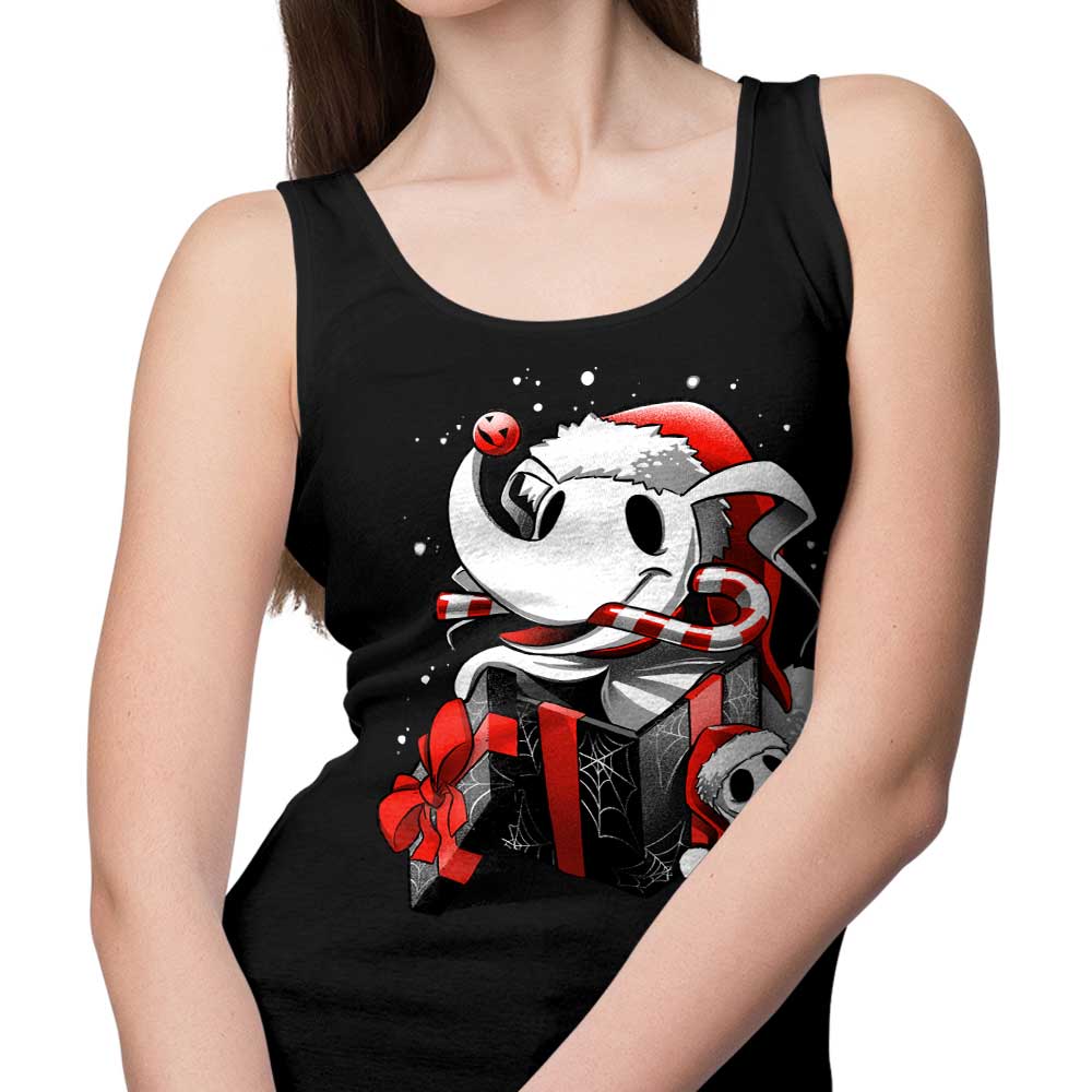 Christmas Ghost Dog - Tank Top
