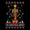 Christmas Groot - Throw Pillow
