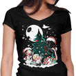 Christmas in the Stars - Women's V-Neck