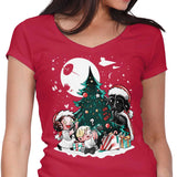 Christmas in the Stars - Women's V-Neck