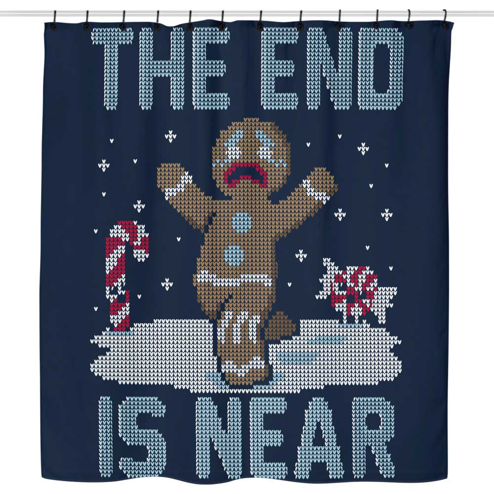 Christmas is Near - Shower Curtain