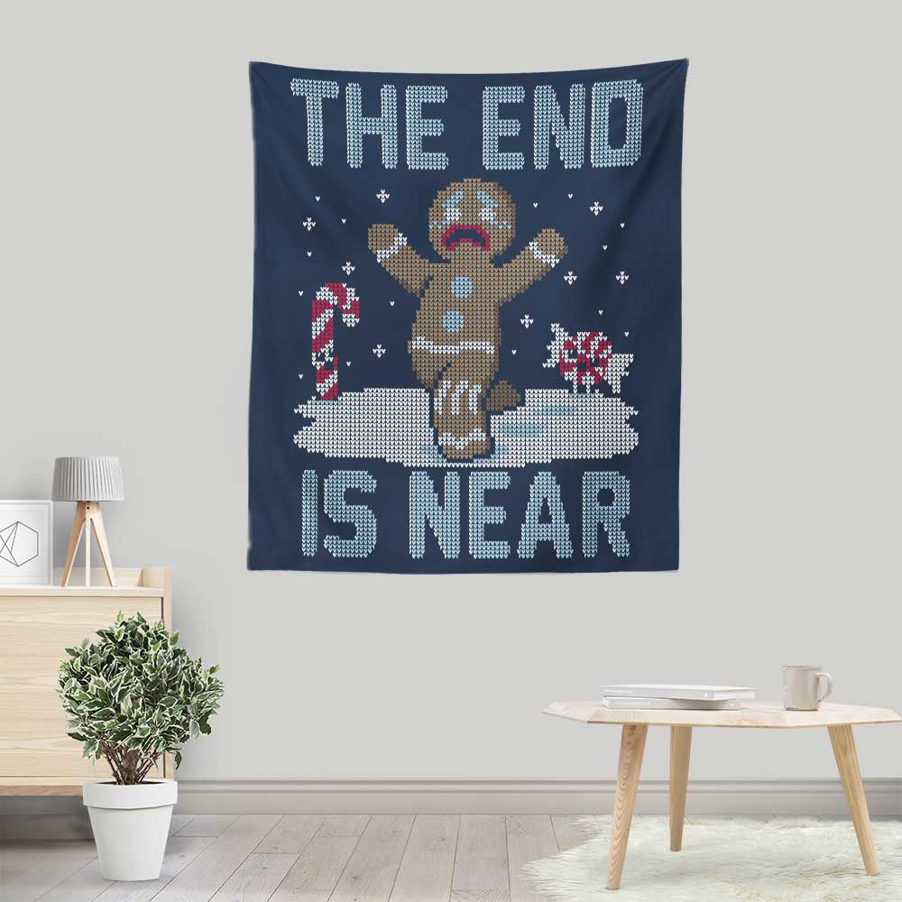 Christmas is Near - Wall Tapestry