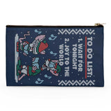 Christmas List Sweater - Accessory Pouch