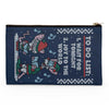 Christmas List Sweater - Accessory Pouch