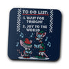 Christmas List Sweater - Coasters