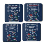 Christmas List Sweater - Coasters