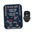Christmas List Sweater - Mousepad