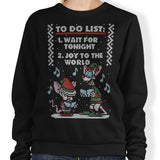 Christmas List Sweater - Sweatshirt