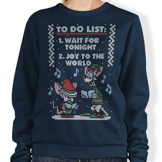 Christmas List Sweater - Sweatshirt