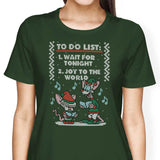 Christmas List Sweater - Women's Apparel