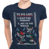 Christmas List Sweater - Women's Apparel