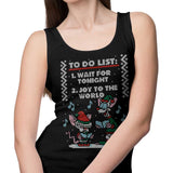 Christmas List Sweater - Tank Top