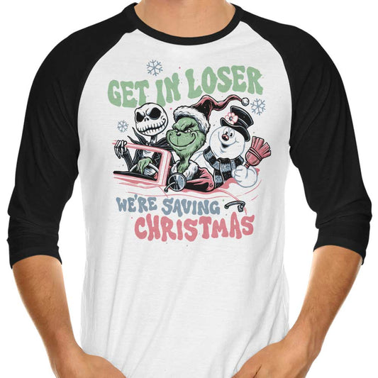 Christmas Losers - 3/4 Sleeve Raglan T-Shirt