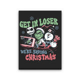 Christmas Losers - Canvas Print
