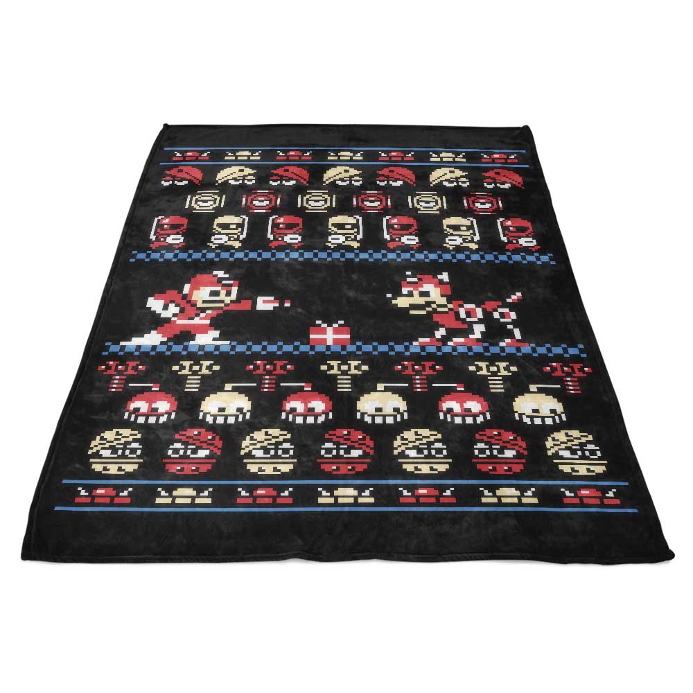 Christmas Man - Fleece Blanket