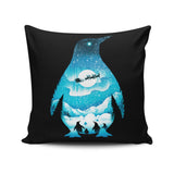 Christmas Penguin - Throw Pillow