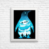 Christmas Penguin - Posters & Prints