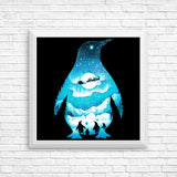 Christmas Penguin - Posters & Prints